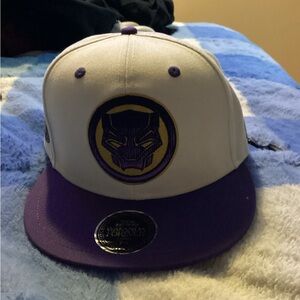 Marvel Black Panther Snapback Hat - Purple and White